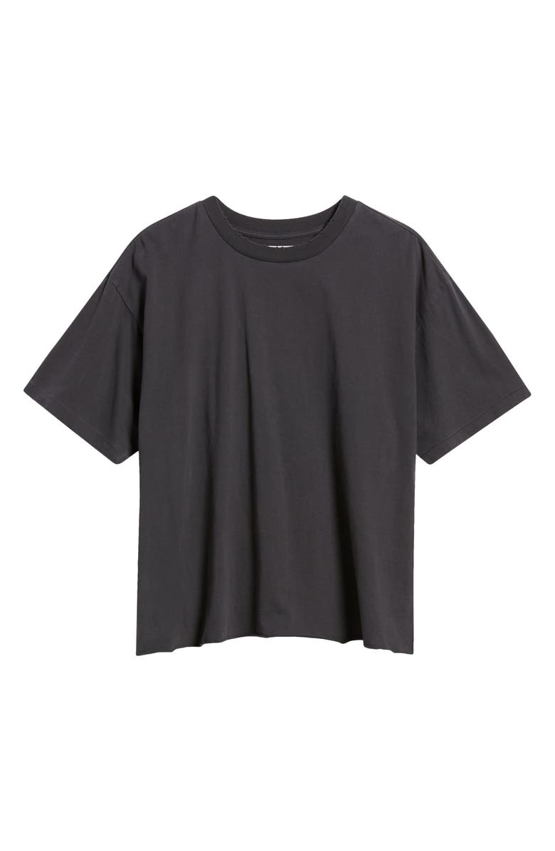 Elwood Core Oversize Crop Cotton T-Shirt, Alternate, color, Black