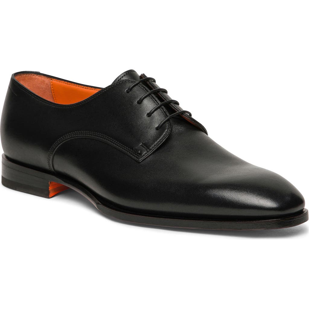 Santoni Archer Derby in Black  product
