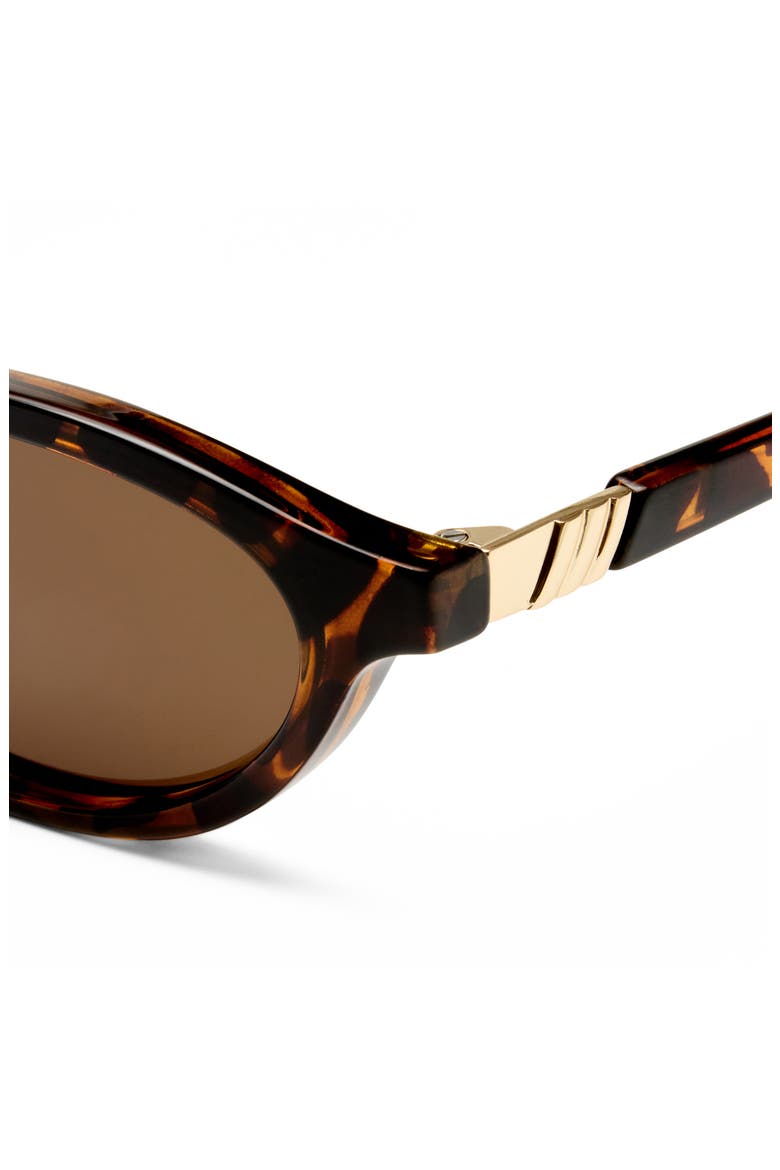 Duskfall 55mm Oval Sunglasses, Alternate, color, TORT / BROWN MONO