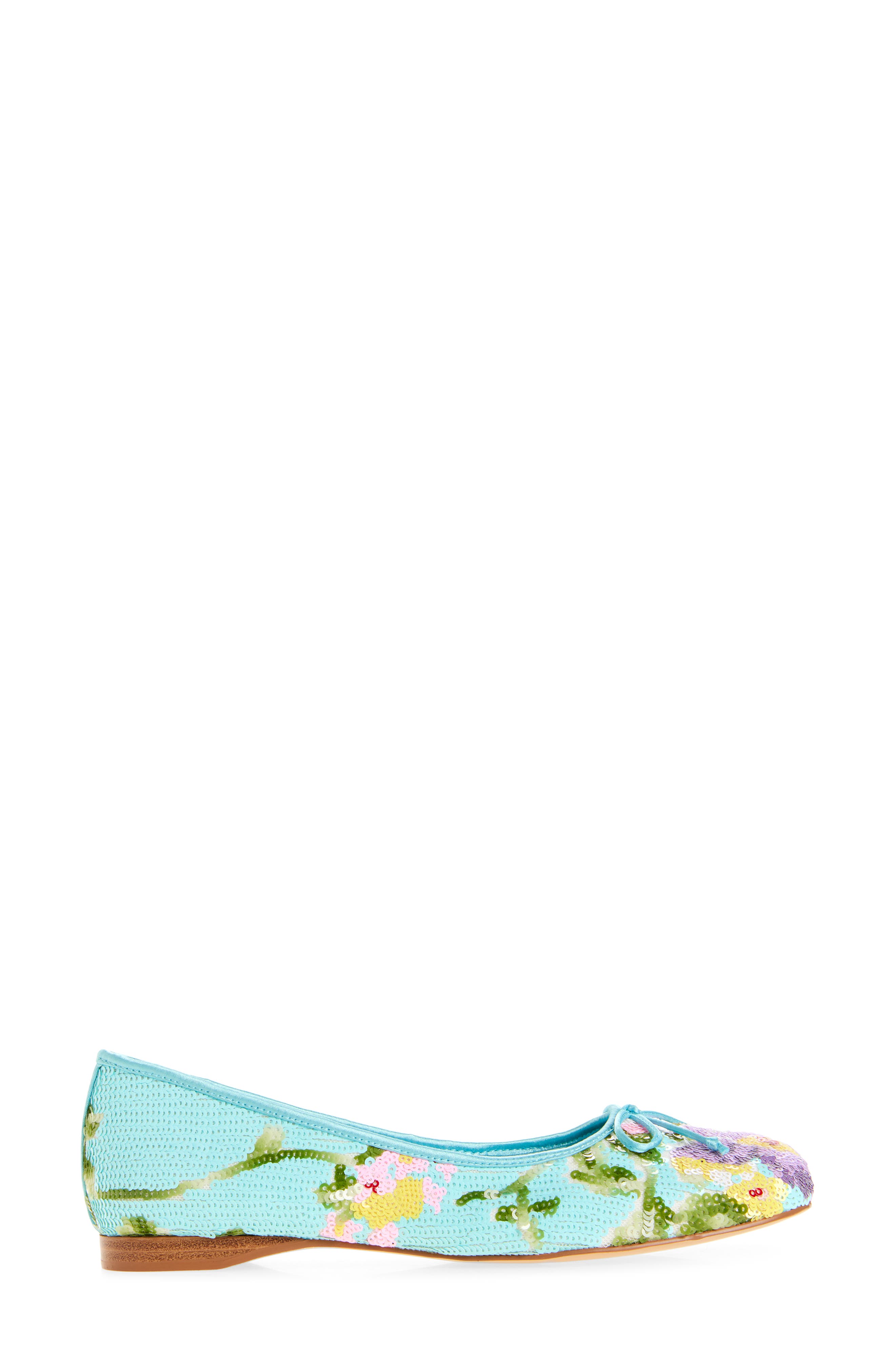Jeffrey Campbell Kalli Sequin Flat, Alternate, color, Blue Combo