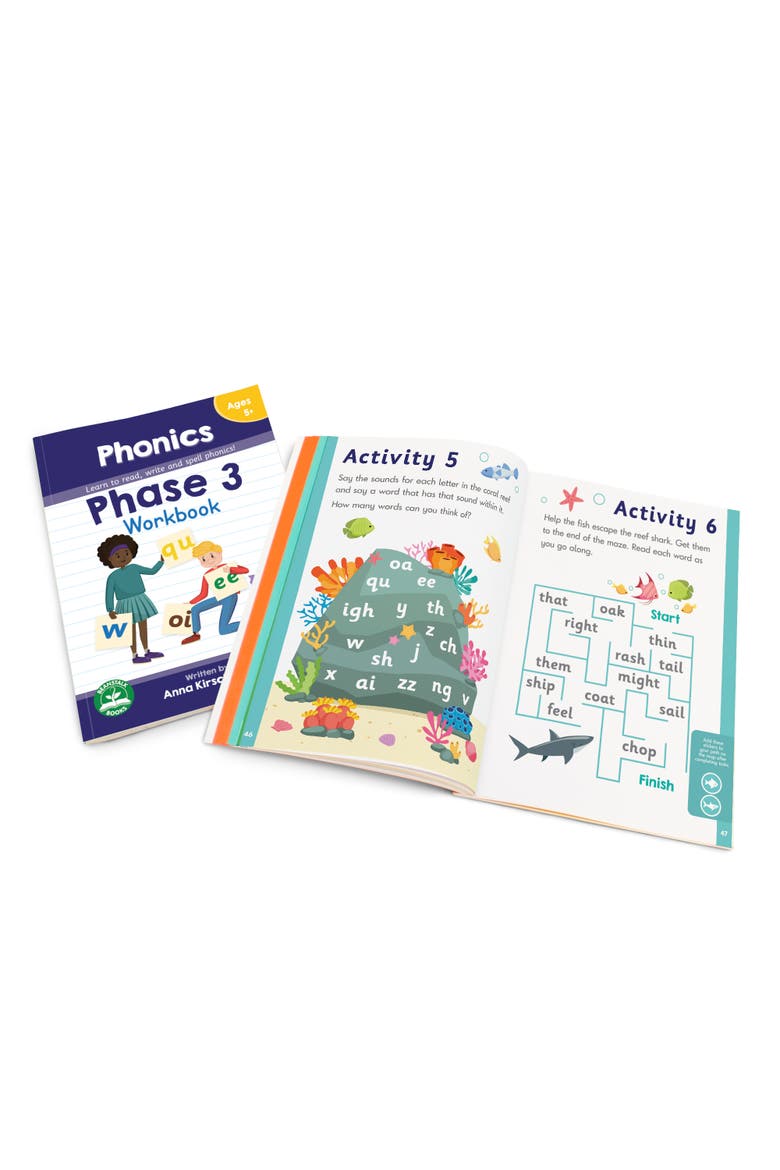 Phase 3 Phonics Workbook, Alternate, color, Multicolored