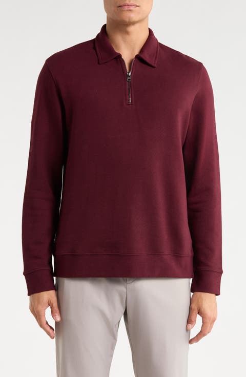 French Terry Quarter Zip Pullover