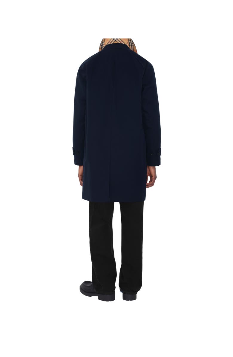 Burberry Mid-length Camden Heritage Car Coat, Alternate, color, Coal Blue