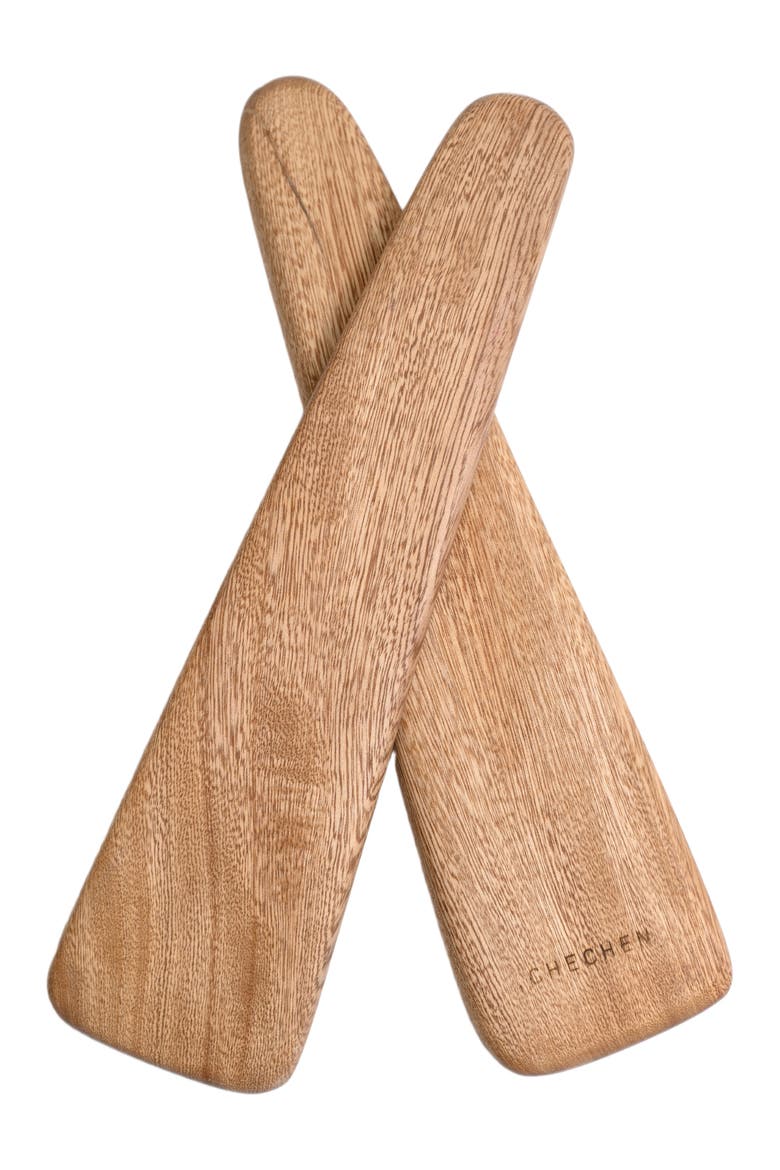 Loop Salad Servers, Main, color, Natural