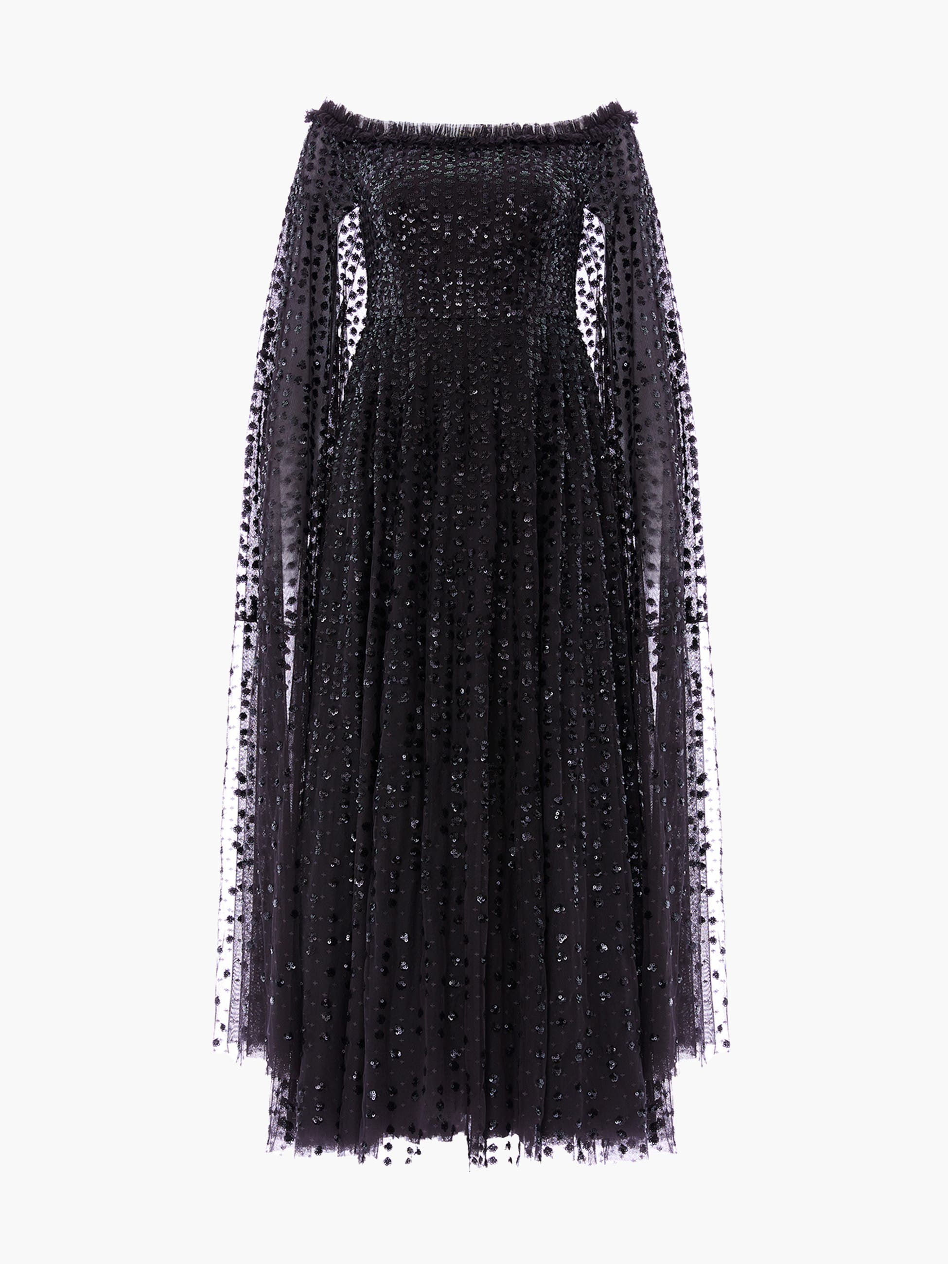 Raindrop Cape Ankle Gown - image 2