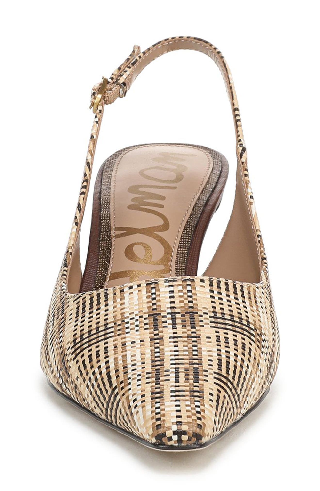 Bianka Slingback Pump, Alternate, color, NATURAL MULTI
