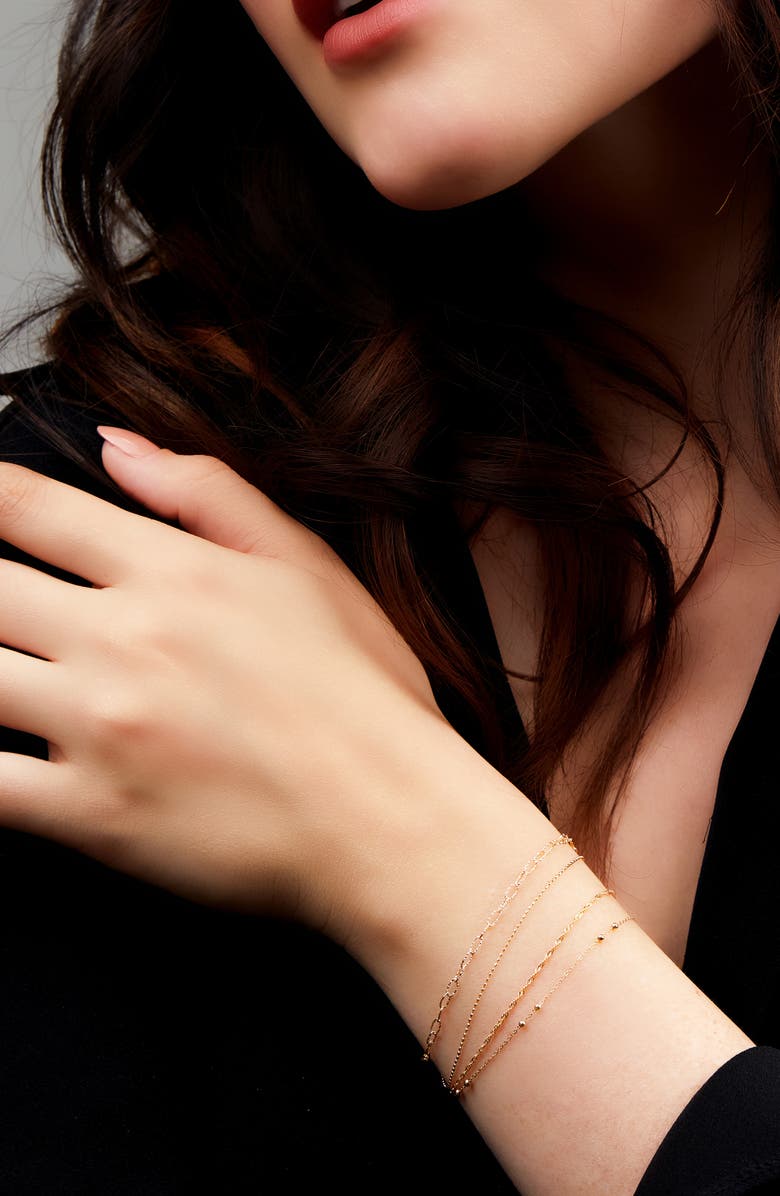 Bony Levy 14K Gold Twisted Chain Bracelet, Alternate, color, 14K Yellow Gold