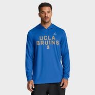 Jordan Brand Men's Jordan Brand Blue UCLA Bruins 2025 Sideline Performance Long Sleeve Hoodie T-Shirt