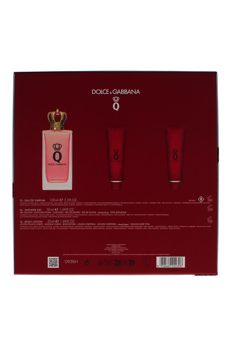 Q by Dolce&Gabbana 3-Piece Eau de Parfum Set, Alternate, color, NO COLOR