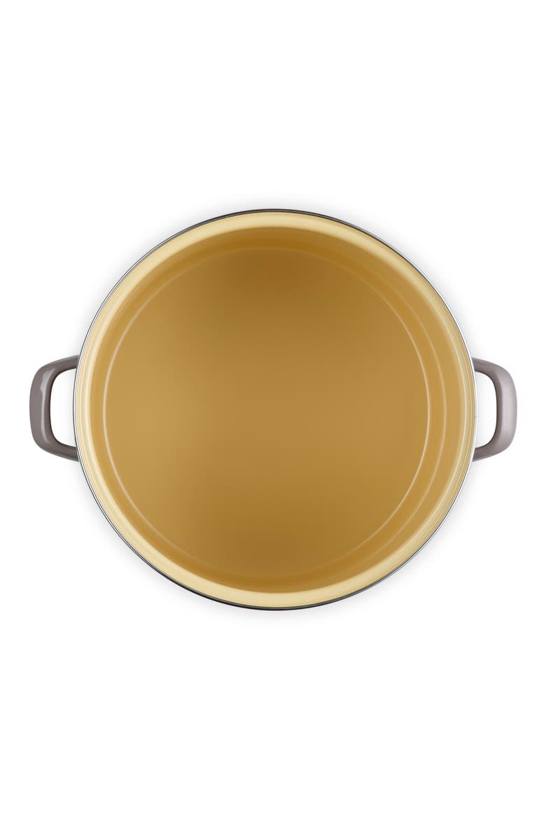 16-Quart Enameled Stainless Steel Stock Pot, Alternate, color, OYSTER