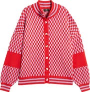 Dressed in Lala Grandpa Double Knit Jacquard Cardigan