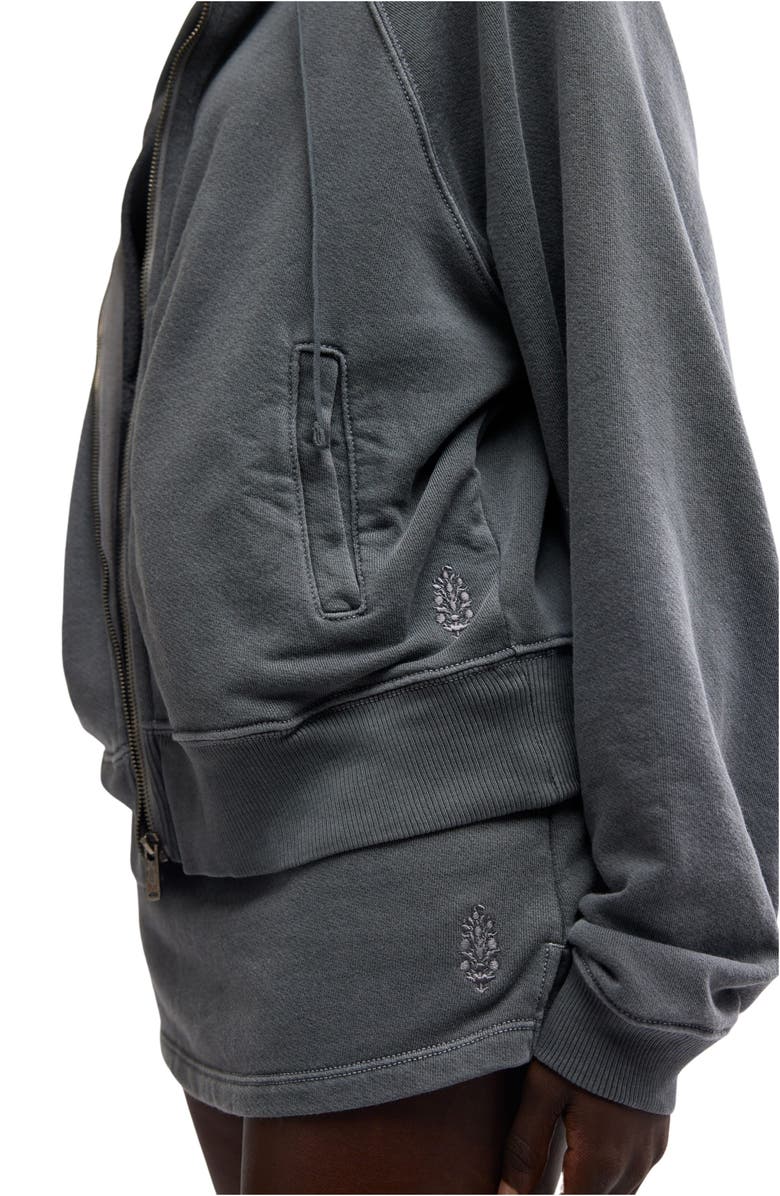 Free People Fast Break Zip Hoodie & Skort Set, Alternate, color,