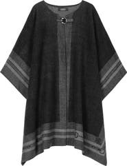 Lauren Ralph Lauren Jacquard Belting Ruana