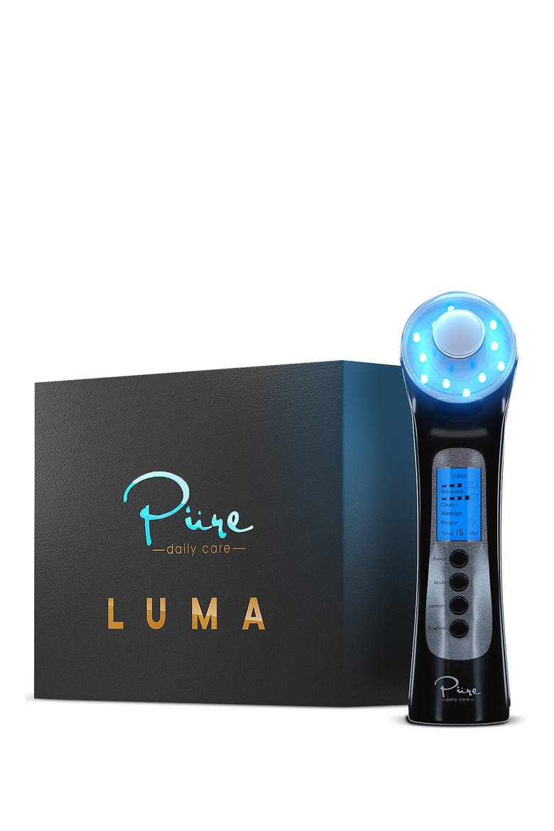 Luma 4-in-1 Skin Therapy Wand - Ion Therapy LED Light Machine, Main, color, NO COLOR
