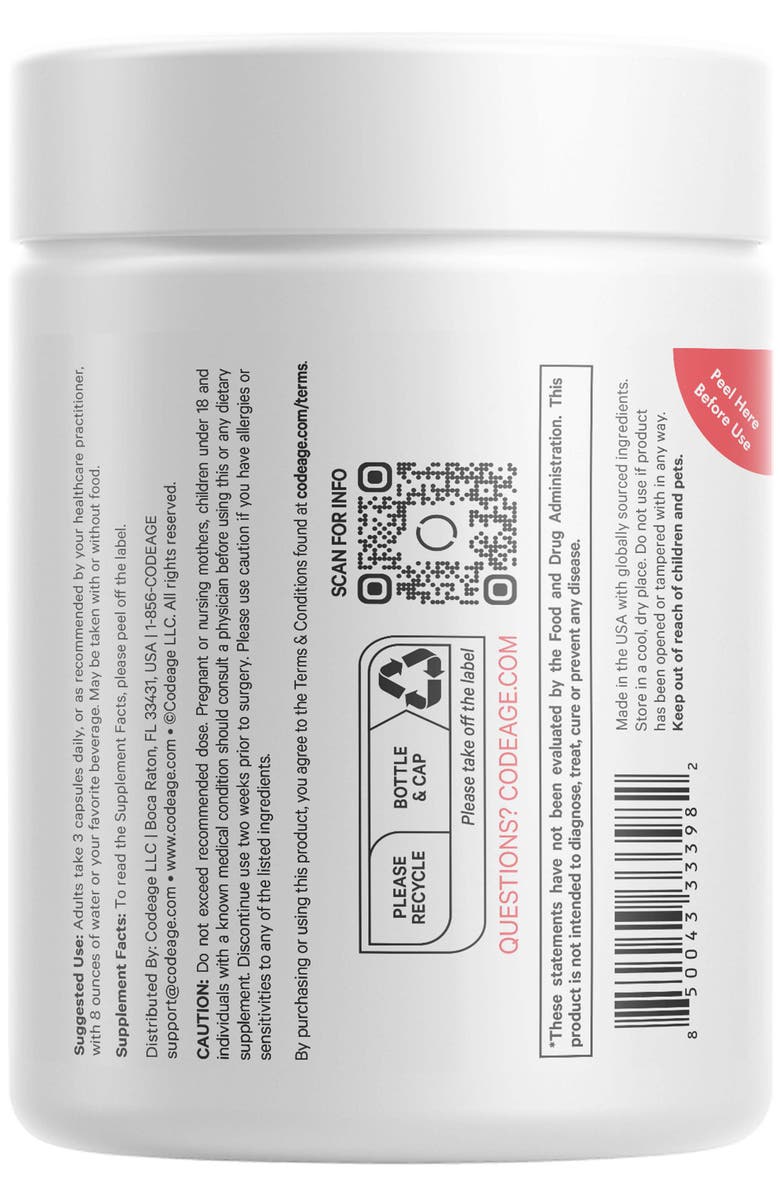 Codeage Multivitamin Performance - Vitamins & Minerals Supplement, Alternate, color, White