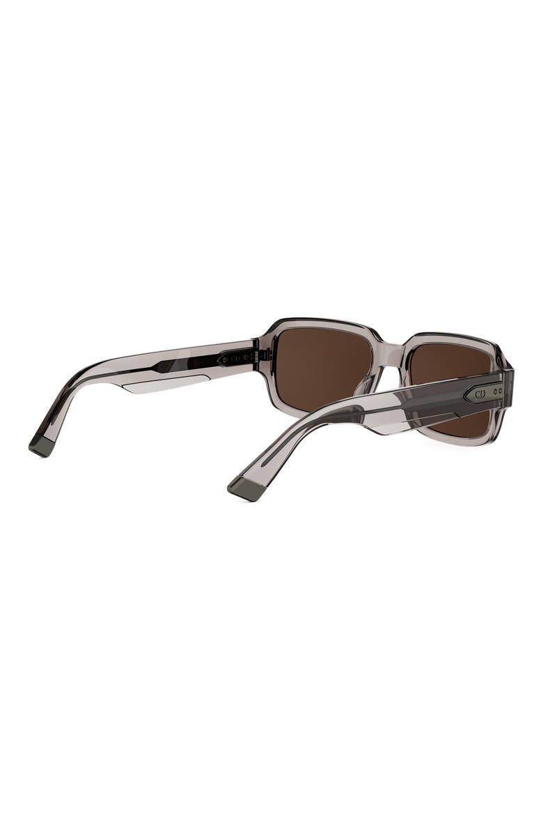 'DiorTailoring S21 56mm Geometric Sunglasses, Alternate, color, BEIGE/ OTHER / BROWN