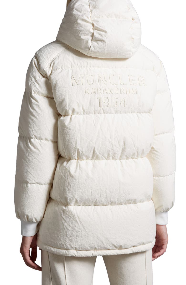 Moncler Karakorum Cotton Hooded Down Jacket, Alternate, color,