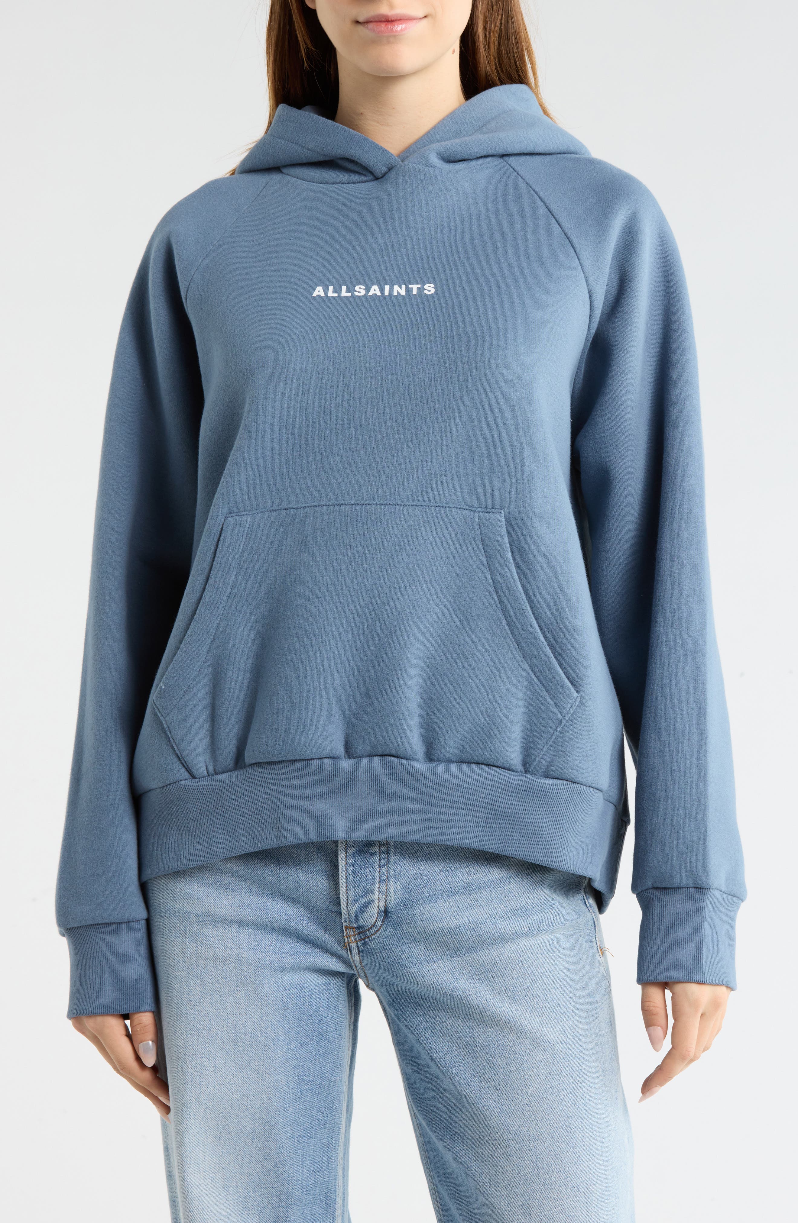 AllSaints Tour Talon Logo Graphic Hoodie