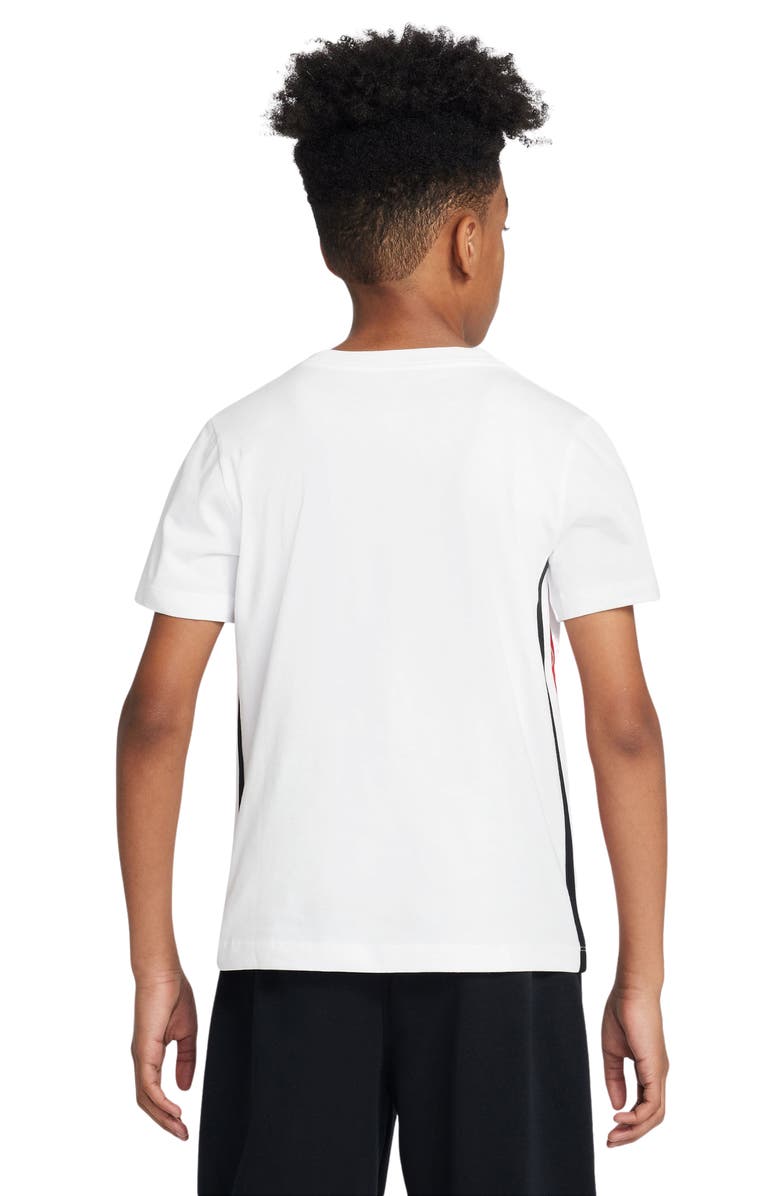 Nike Kids' Sportswear Club Logo T-Shirt, Alternate, color, White