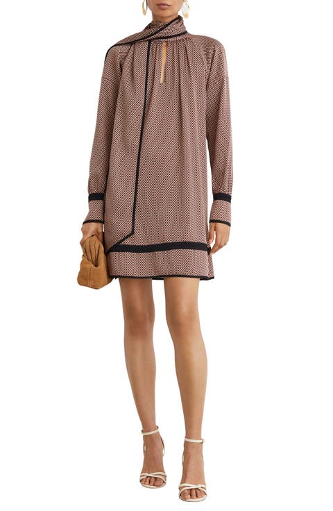 Alwen Tie-Neck Minidress