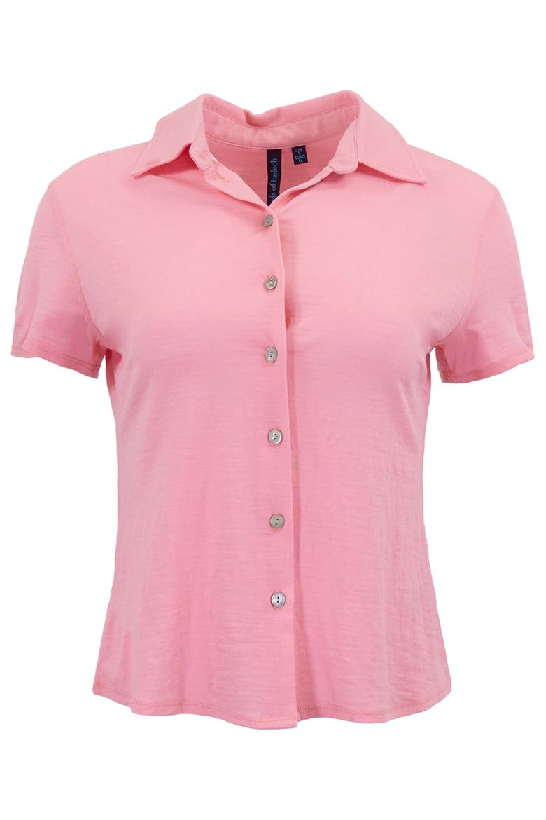 Solid Womens Shirts, Alternate, color, Coral