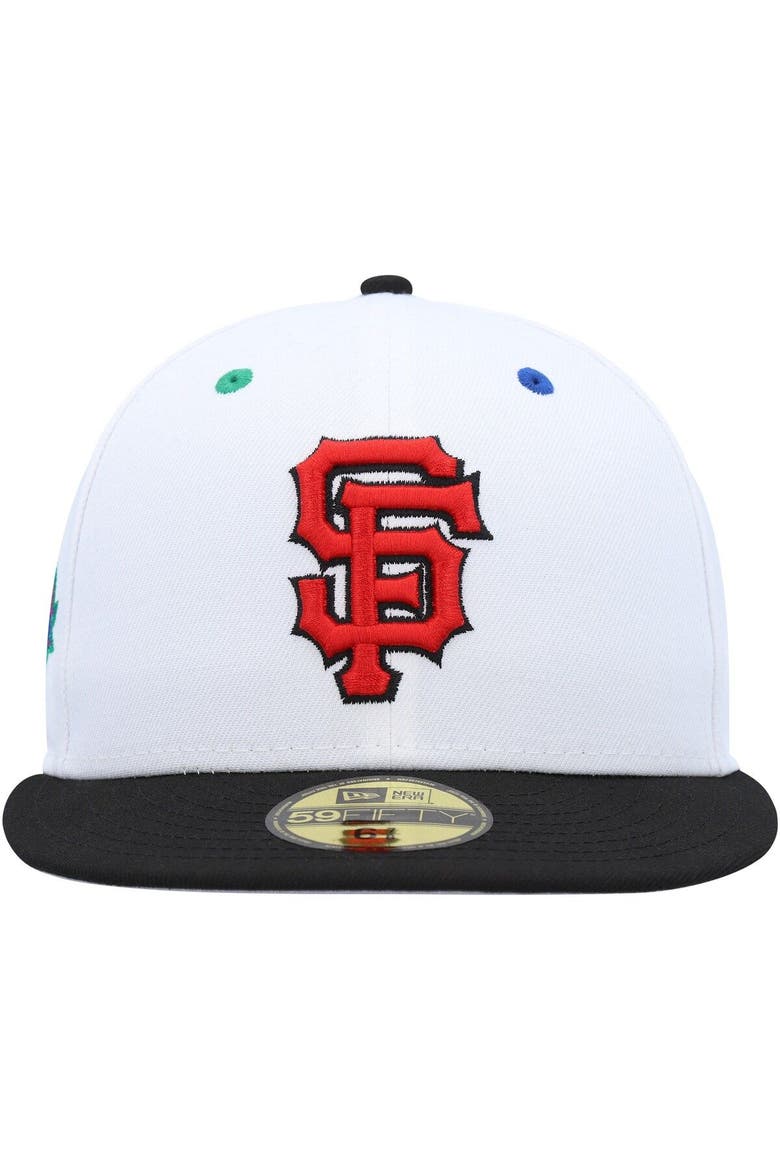 Men's New Era White/Black San Francisco Giants 1984 MLB All-Star Game Primary Eye 59FIFTY Fitted Hat, Alternate, color, White