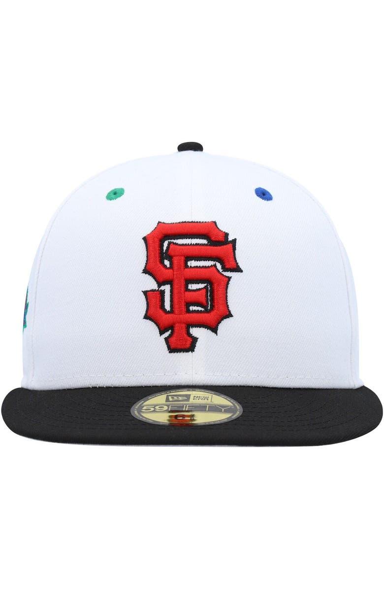 New Era Men's New Era White/Black San Francisco Giants 1984 MLB All-Star Game Primary Eye 59FIFTY Fitted Hat, Alternate, color, White