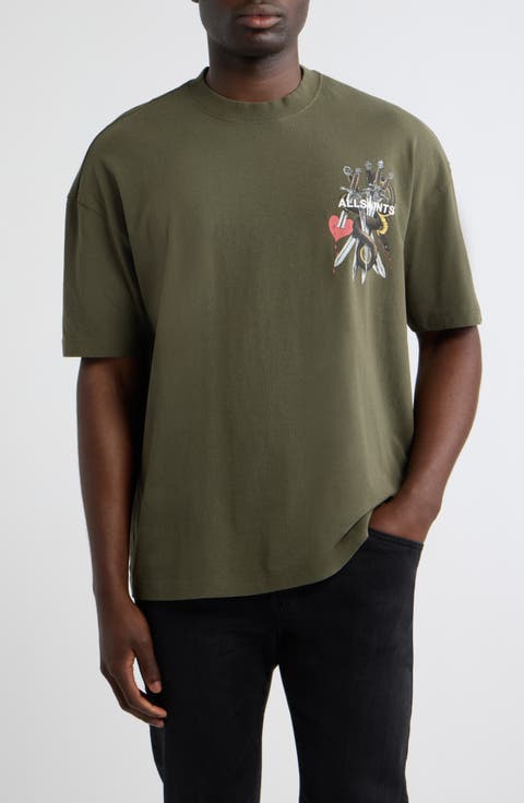 Oversize Serrate Graphic T-Shirt