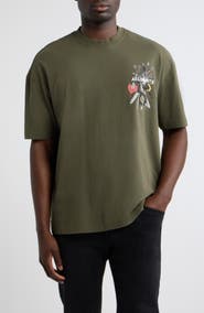 AllSaints Oversize Serrate Graphic T-Shirt