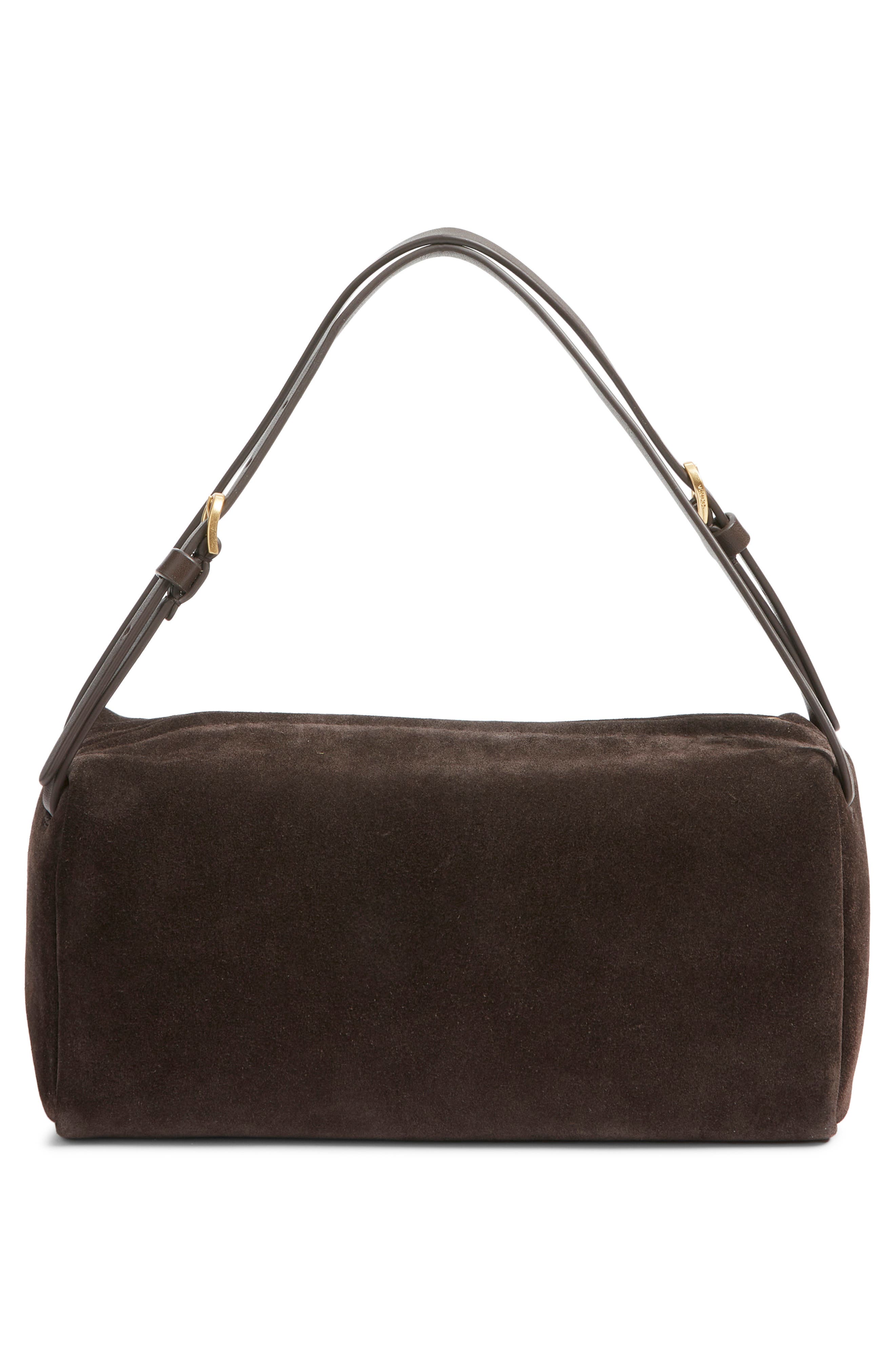 Josie Suede Top Handle Bag, Alternate, color, CACAO
