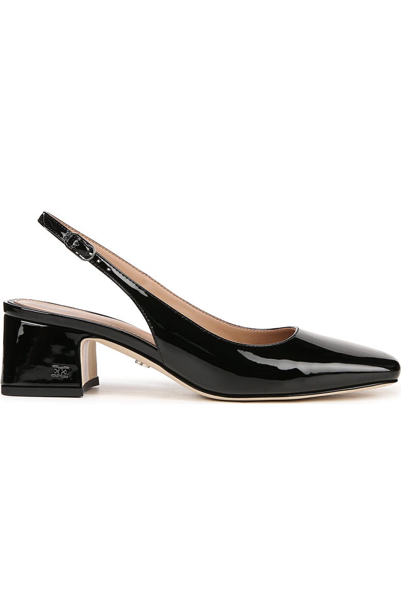 Sam Edelman Terra Slingback Pump, Alternate, color, Black Patent