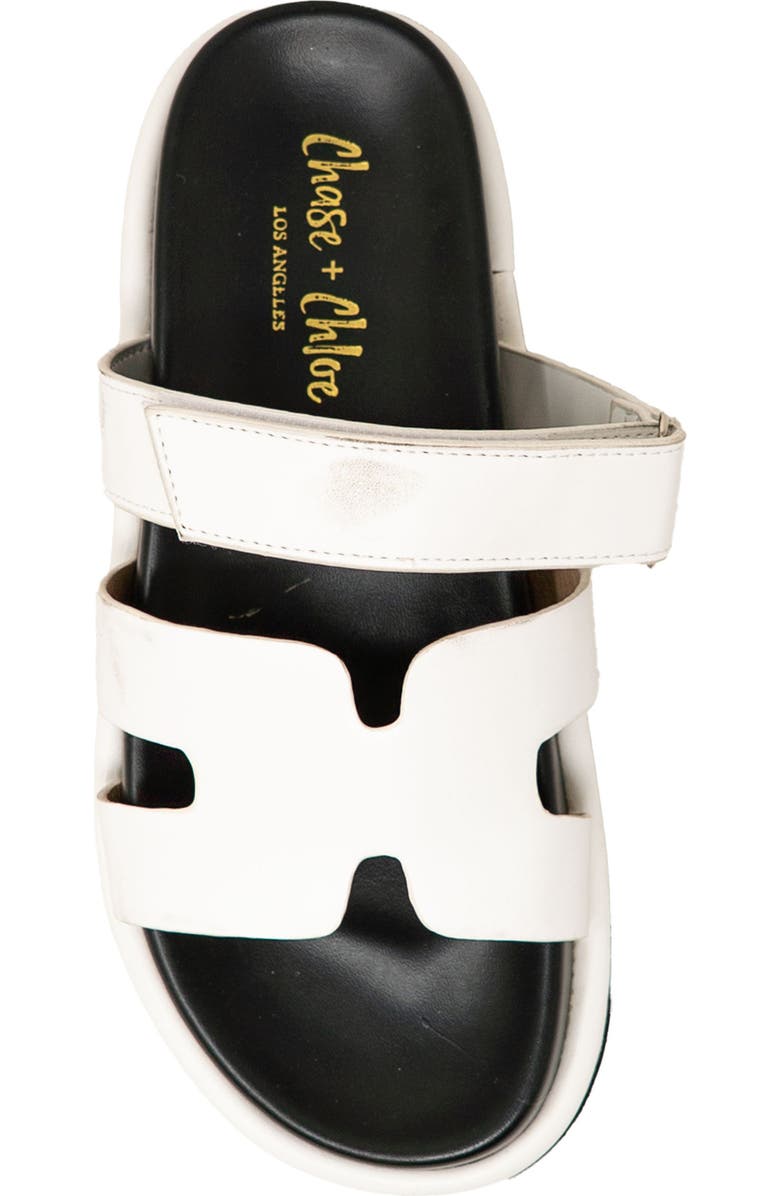 CHASE AND CHLOE Flatform Slide Sandal, Alternate, color,