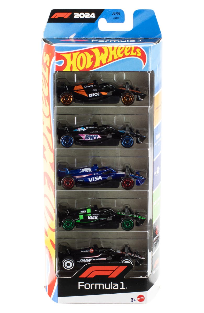 Hot Wheels 5-Pack Formula 1<sup>®</sup> Racecars, Main, color, 