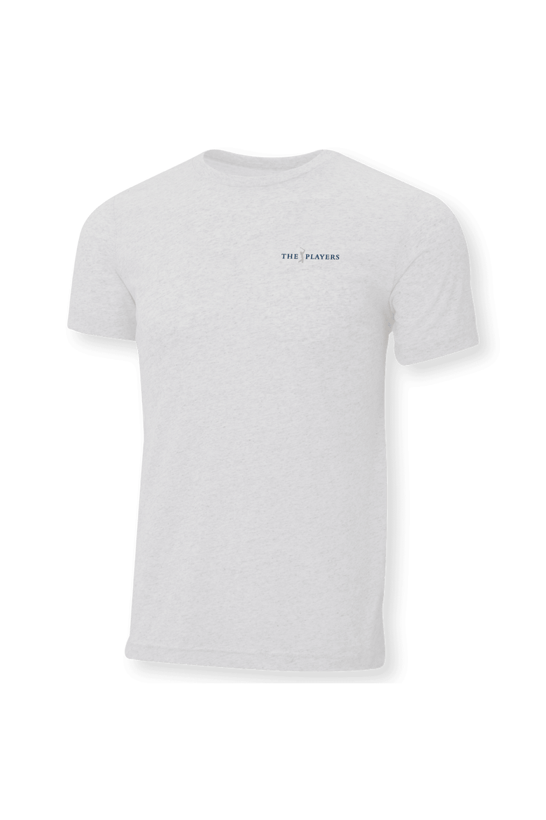 Men's Ahead  White THE PLAYERS Meet Me At 17 Instant Classic Tri-Blend T-Shirt, Alternate, color, White