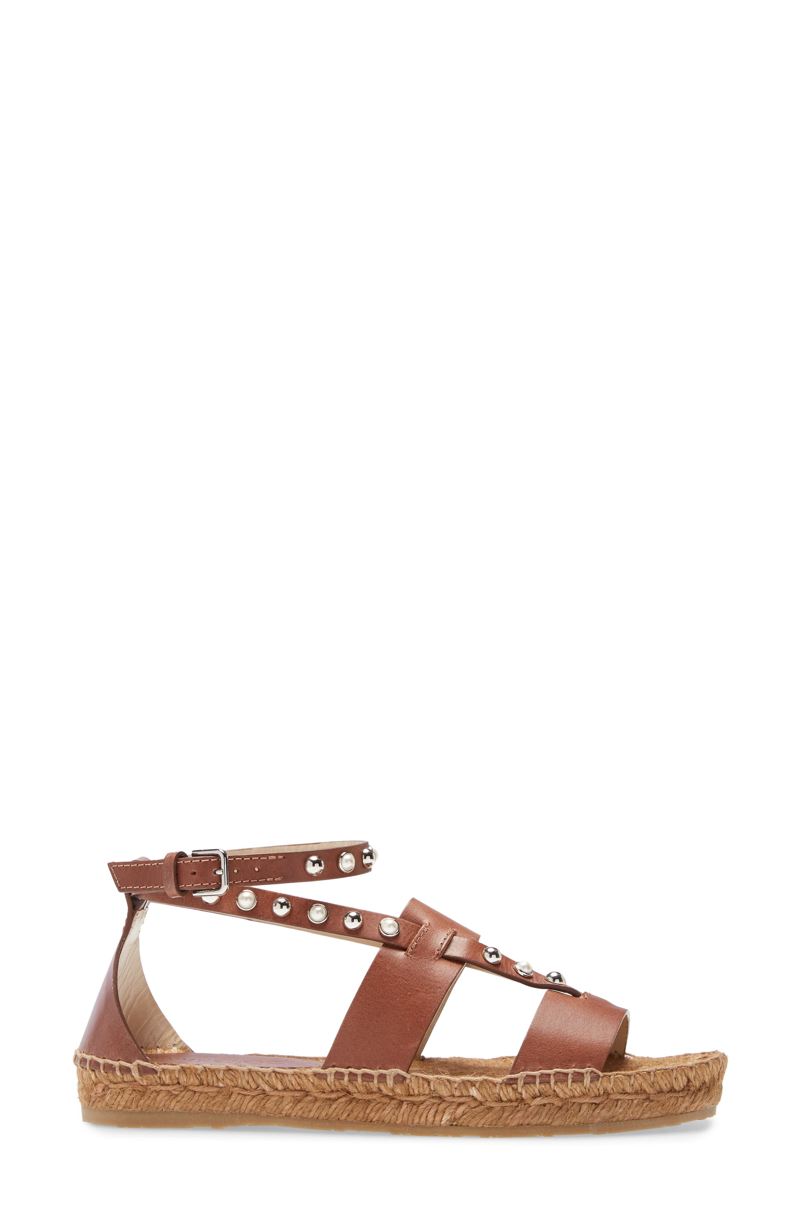 Jimmy Choo Denise Studded Espadrille Sandal, Alternate, color, 
