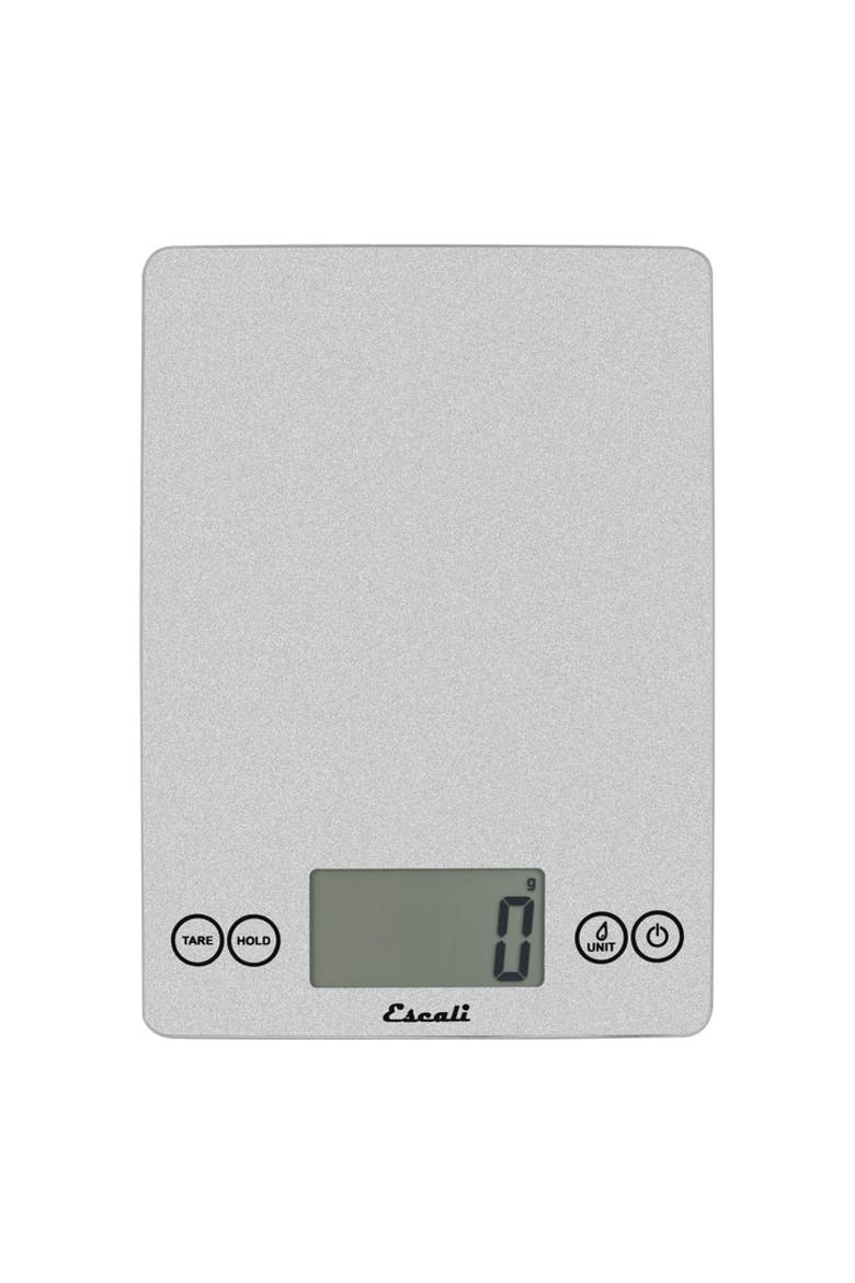 Arti Glass Digital Scale, Main, color, Shiny Silver