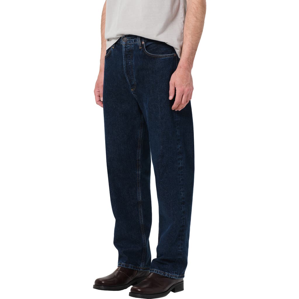 Agolde '90s Mid Rise Loose Straight Leg Jeans In Blue