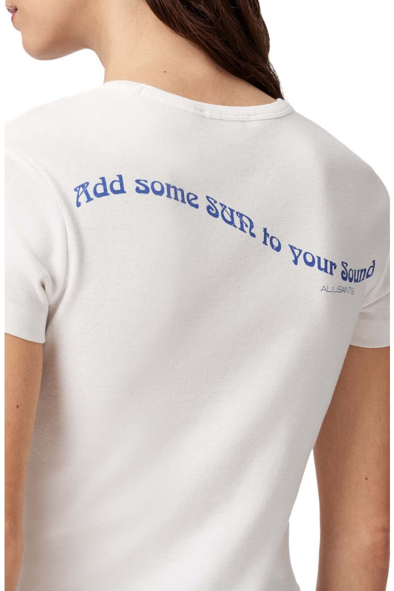 Spun Out Stevie Graphic Cotton Top, Alternate, color, CHALK WHITE