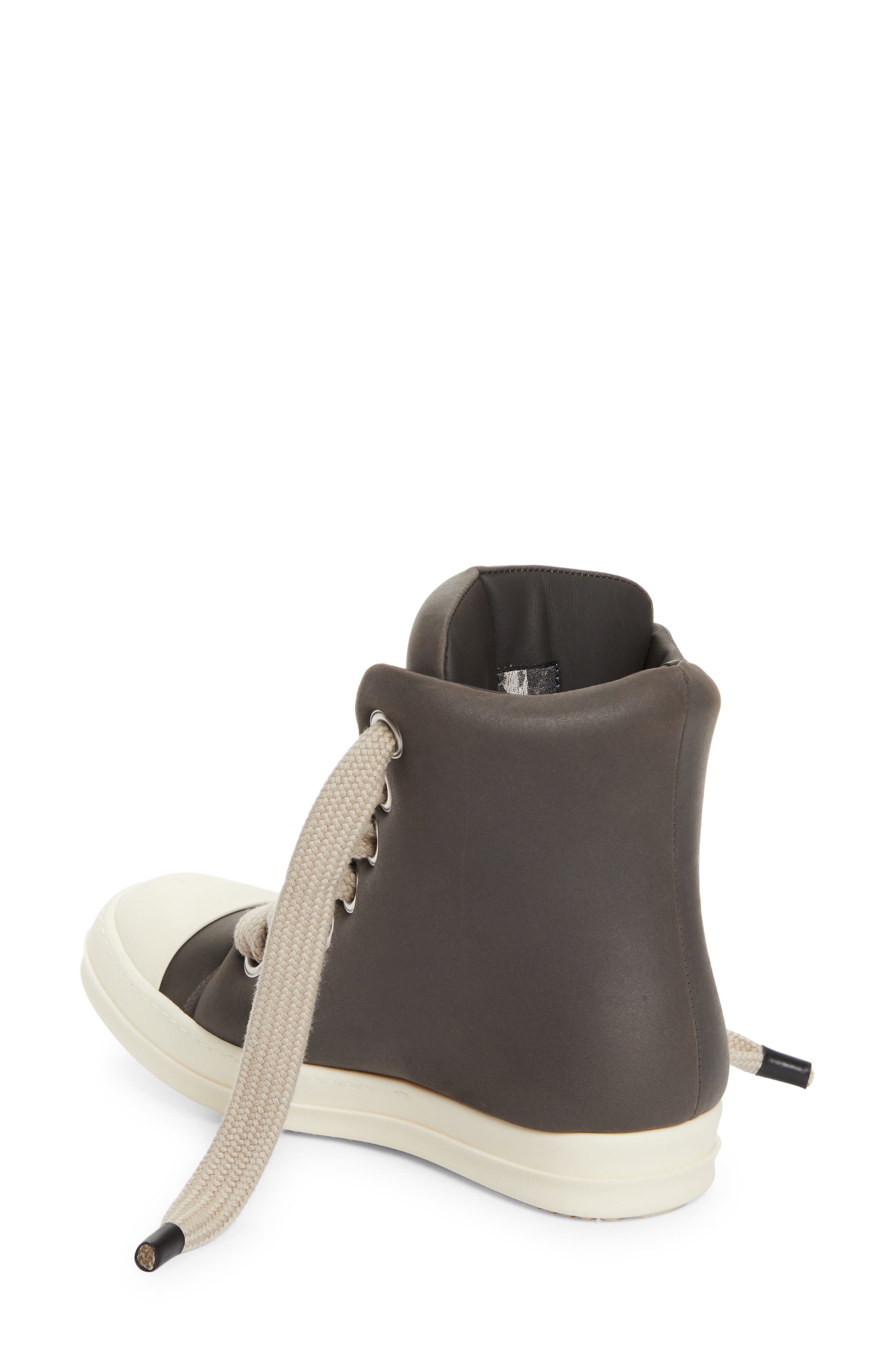 Rick Owens Jumbo Padded High Top Sneaker, Alternate, color, 