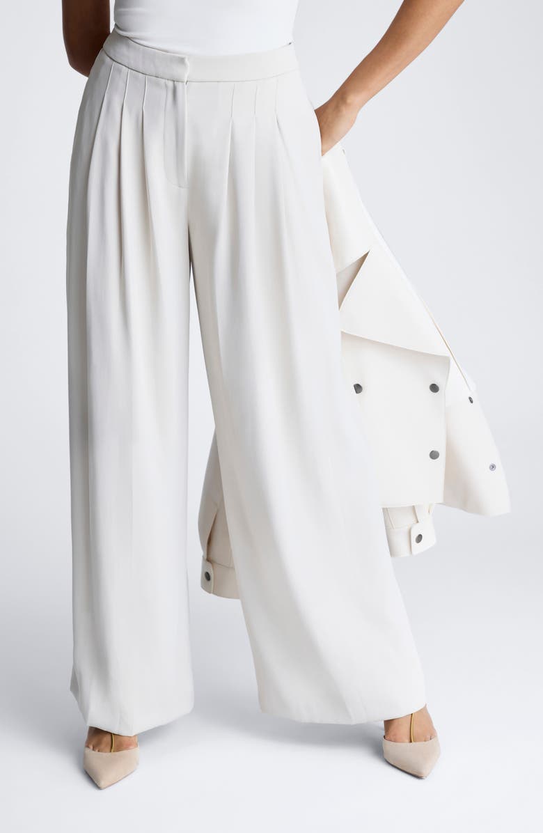 Kenneth Cole High Waist Wide Leg Pants, Main, color, 