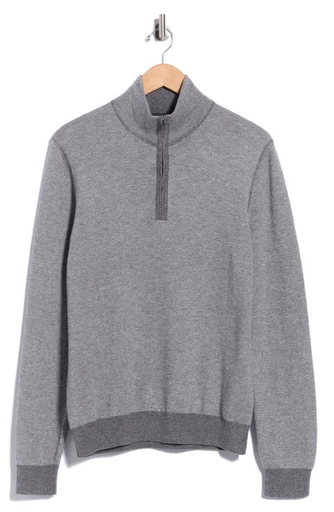 Birdseye Quarter Zip Pullover