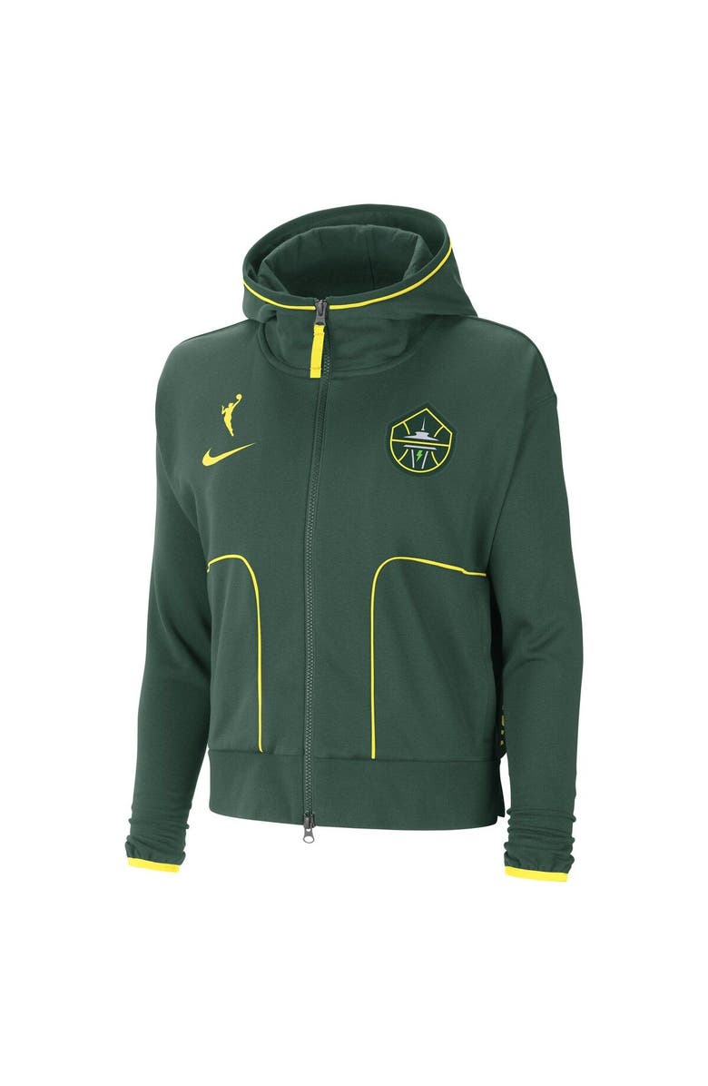 Nike Women's Nike Green Seattle Storm Full-Zip Knit Jacket, Alternate, color, 