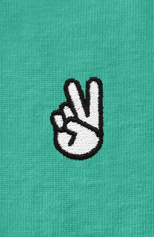 Dalix Womens Peace Sign Jersey Relaxed Tee