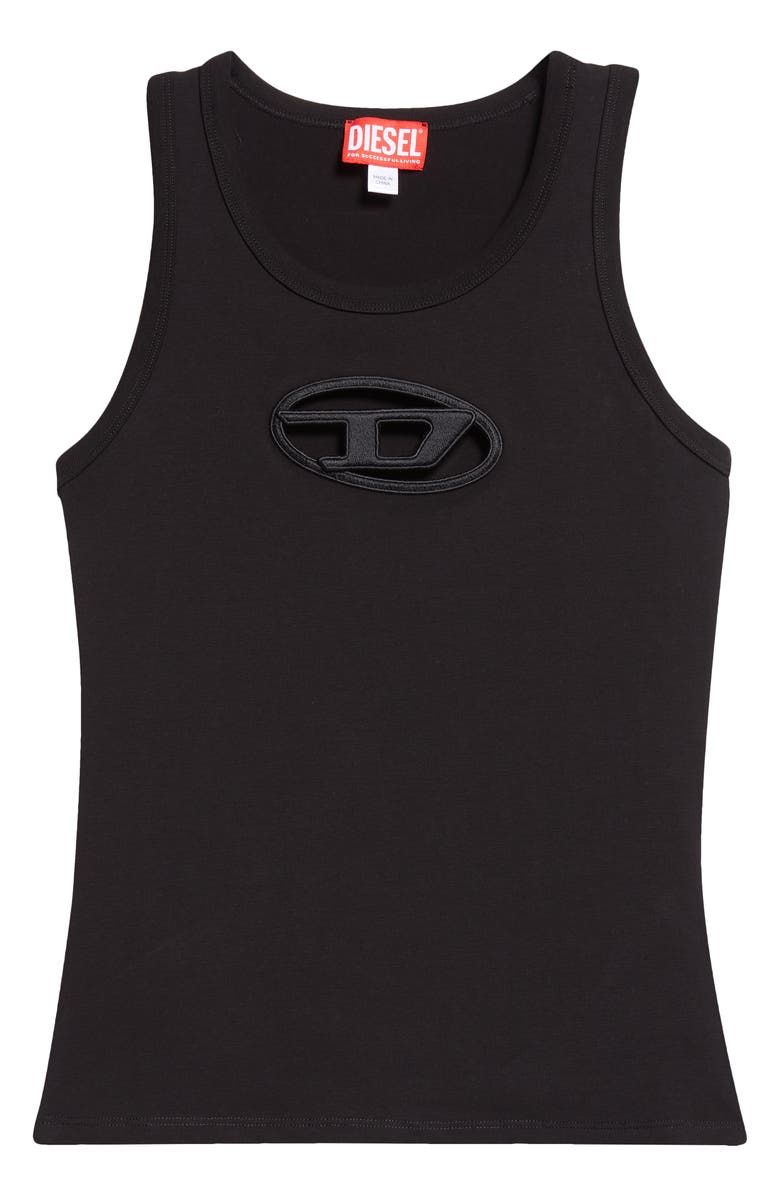 DIESEL<sup>®</sup> Oval D Cutout Rib Tank, Alternate, color, Very/Black