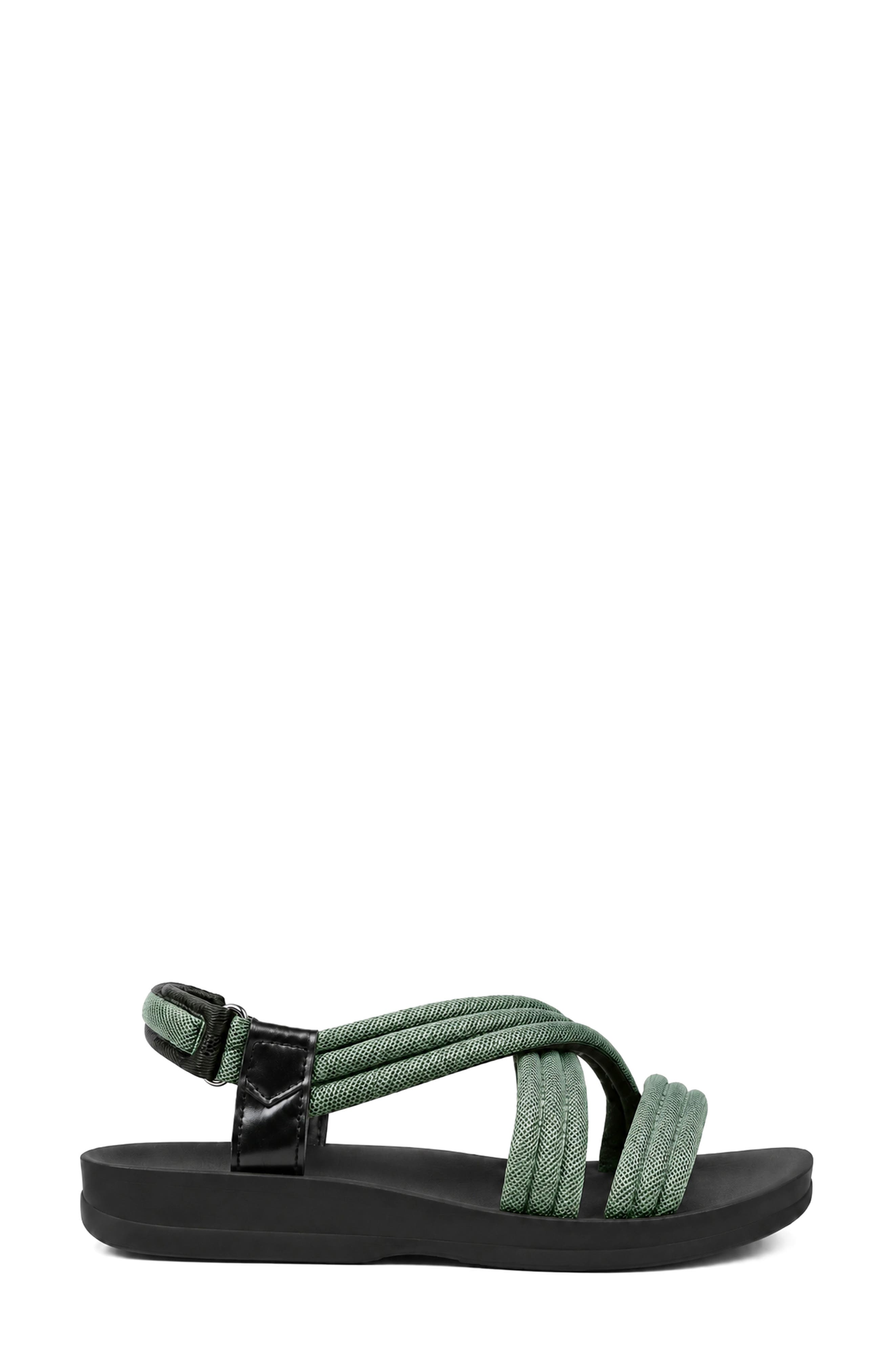 Hadal Orthotic Sandal, Alternate, color, GREEN