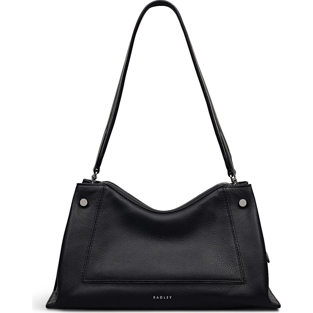 Radley Hope Gardens Medium Ziptop Shoulder Bag In Black