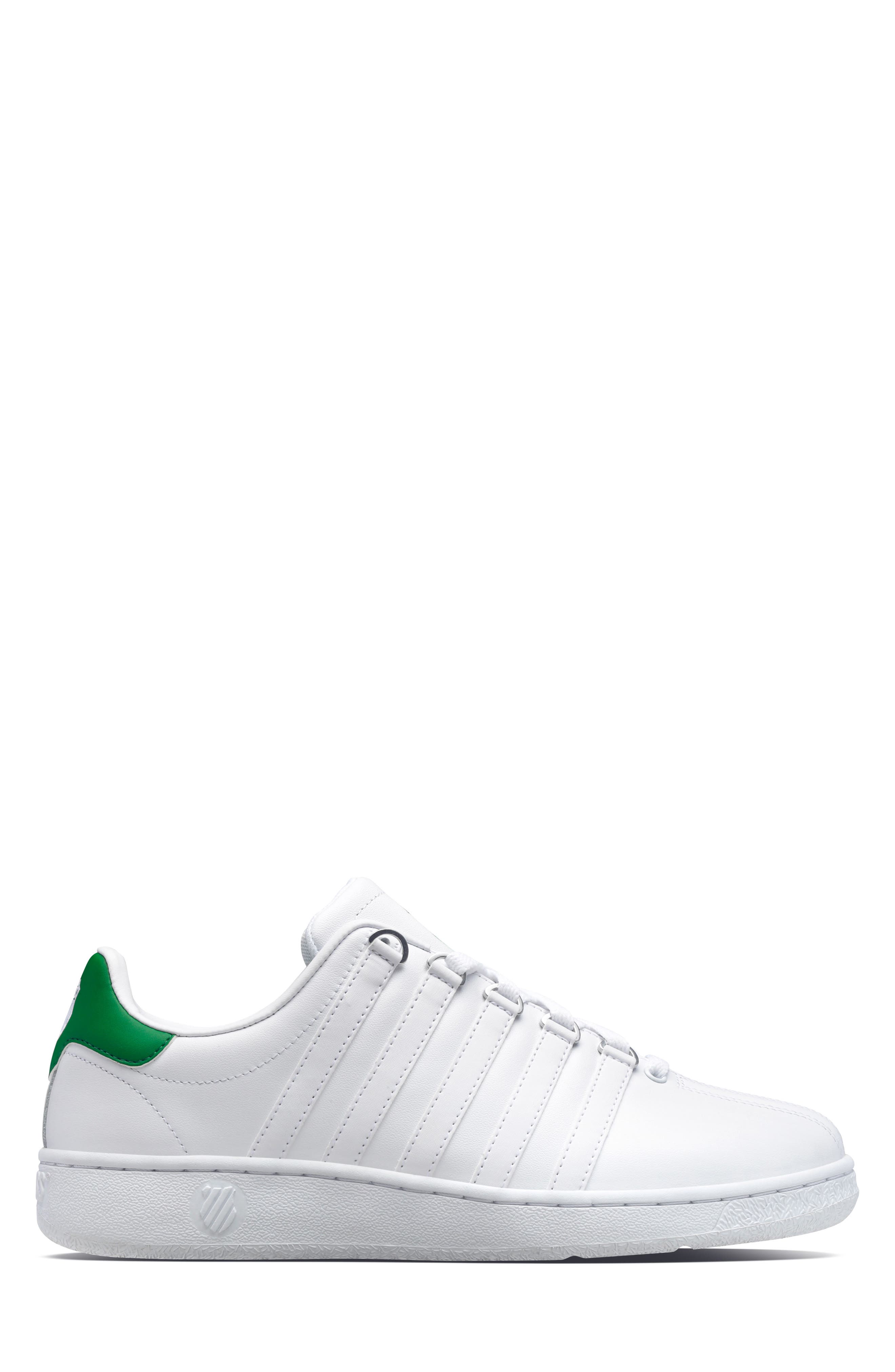 Classic VN Sneaker, Alternate, color, WHITE/ LAWN GREEN