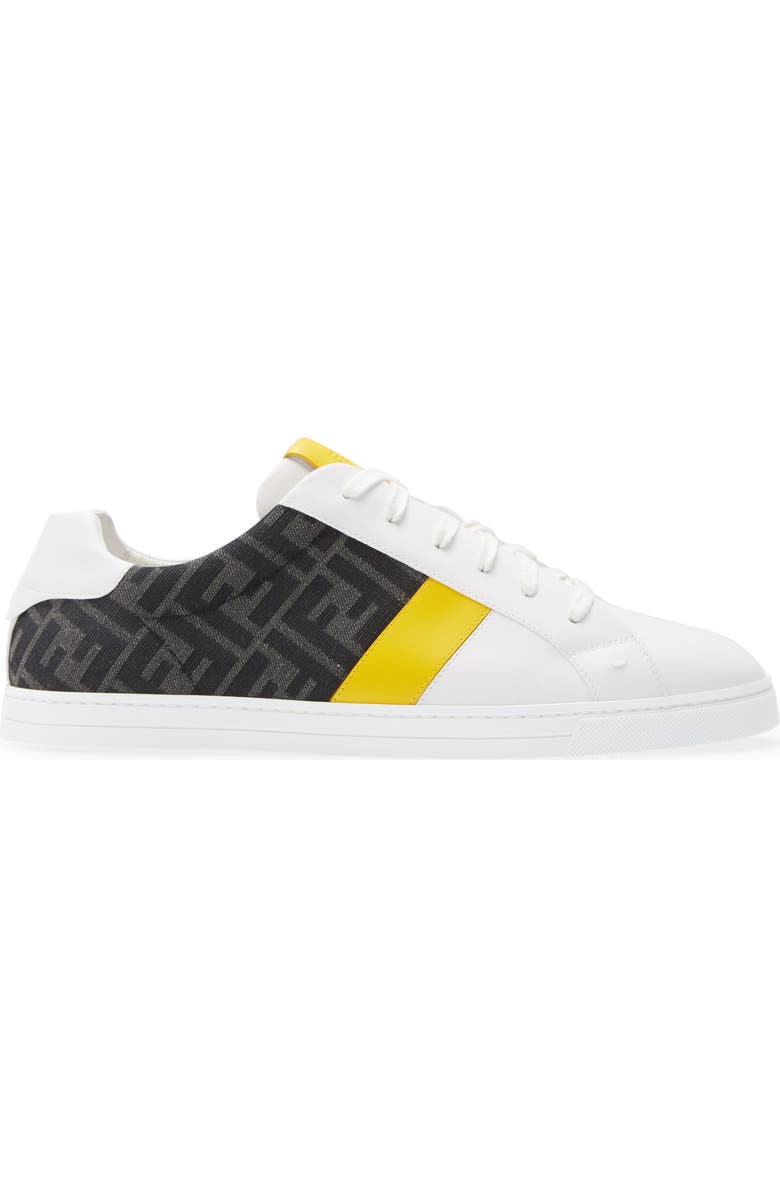 Fendi FF Logo Low Top Sneaker, Alternate, color,