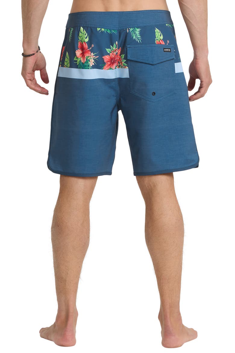 Blockchild 19 Board Shorts, Alternate, color, DARK DENIM