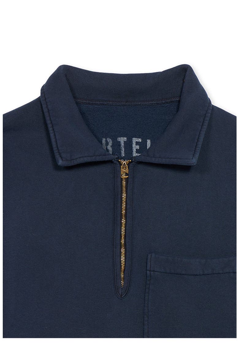Zip-Up Sweatshirt with Pocket, Alternate, color, BLUE